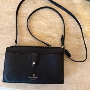 Kate Spade Sleek Black Crossbody Bag